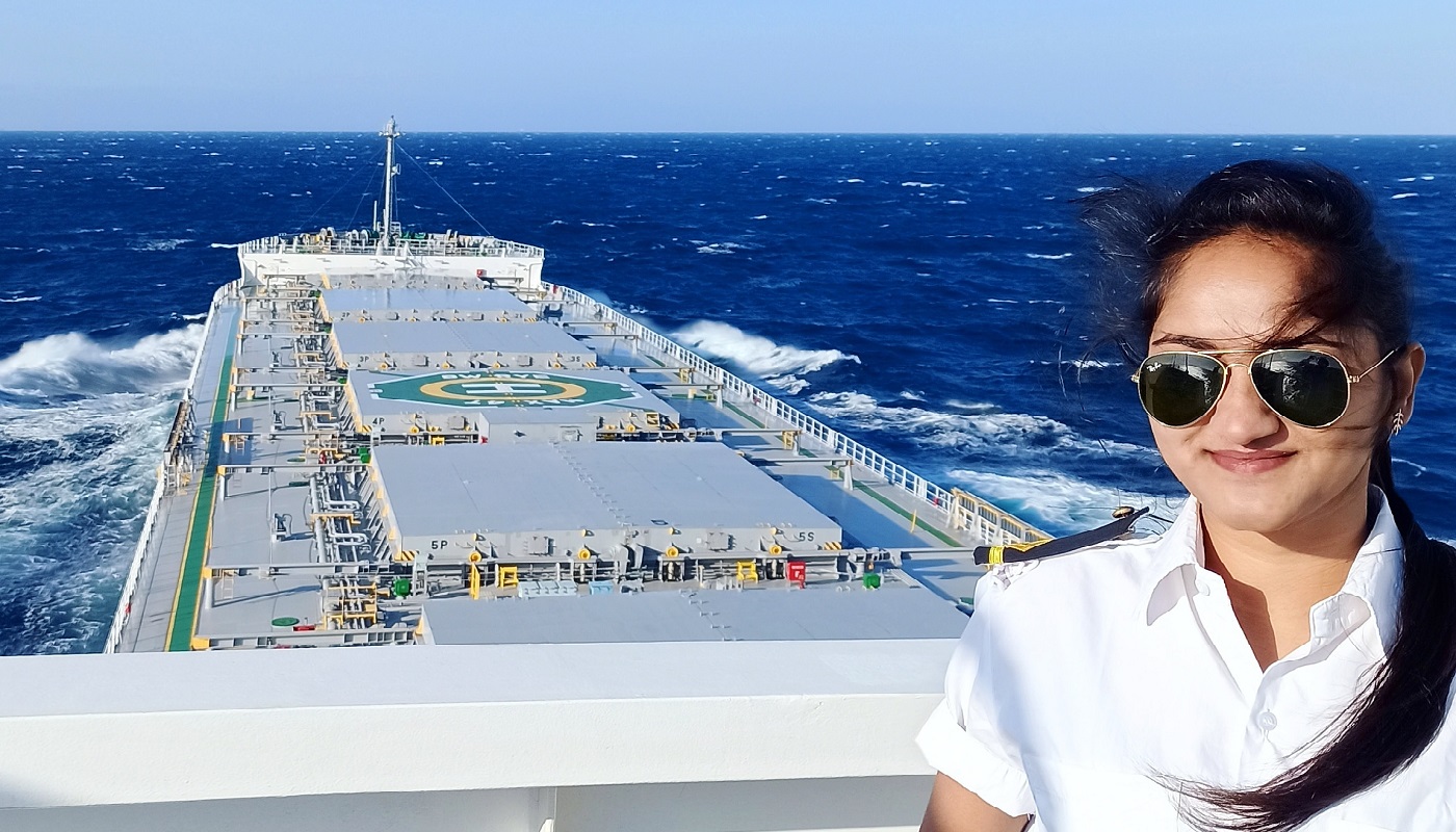 Climb every mountain, sail every ocean: Life of a woman seafarer