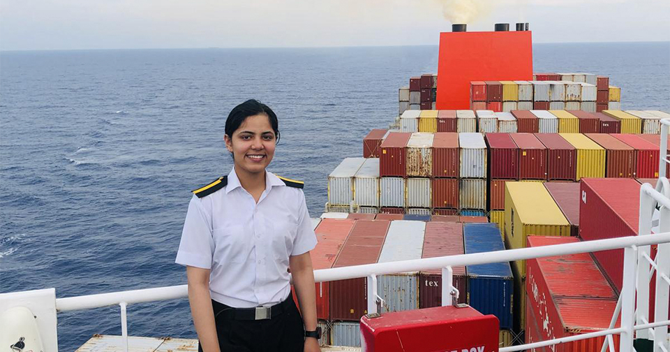 Female Seafarer Deck Cadet Urmi