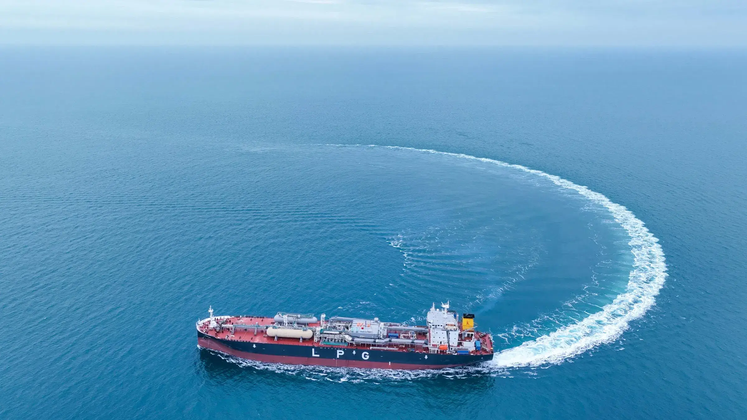 The dual-fuel LPG carrier 'Mirai under Synergy management