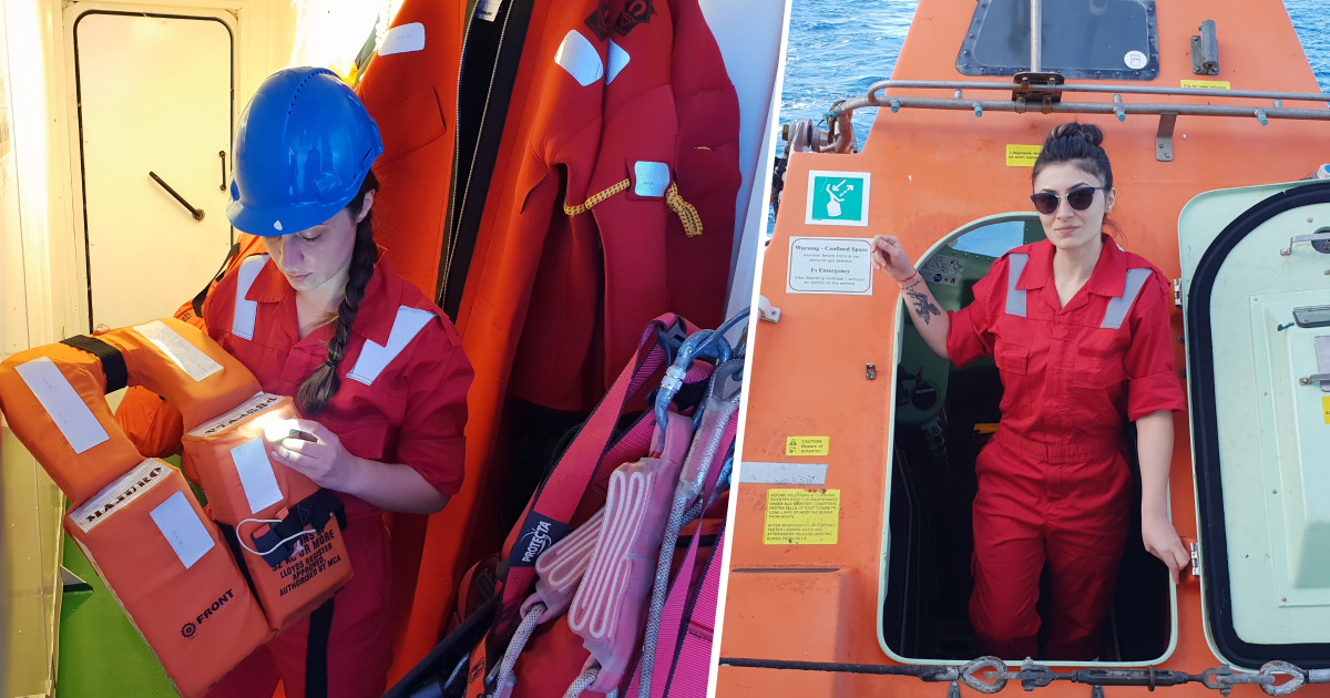 Interview with Third Officer Liliana Andreea Borsaru on the "Bro Anna"