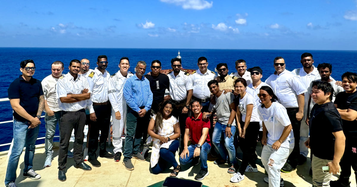 Full crew on the vessel Hafnia Pheonix