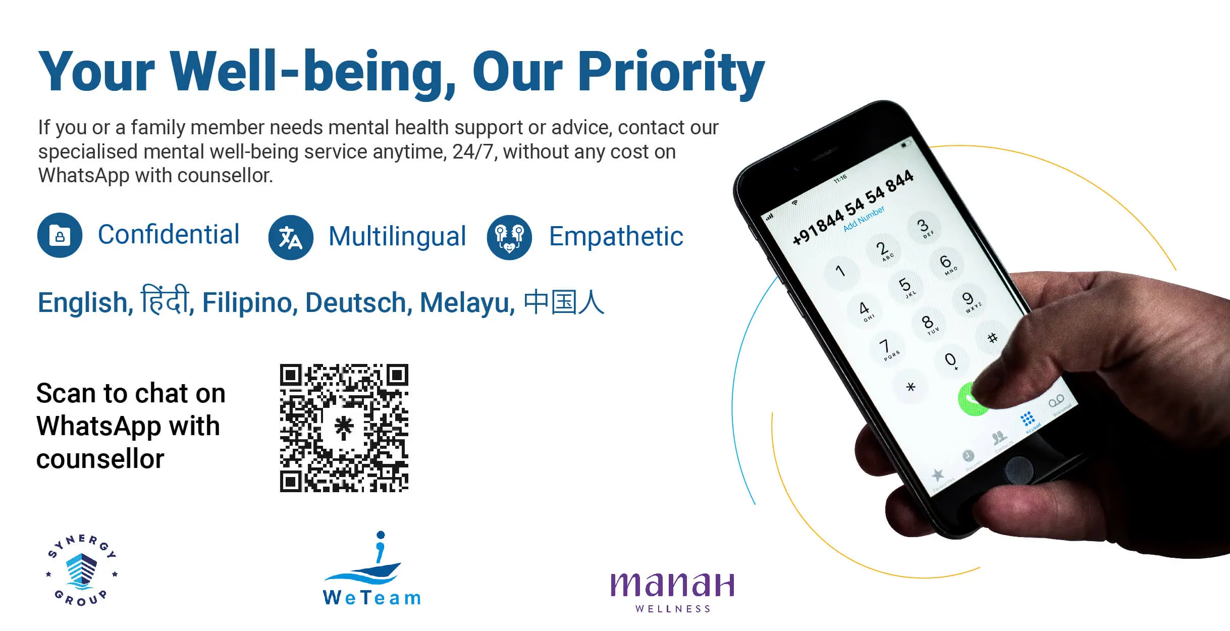 Mental well-being for seafarers.