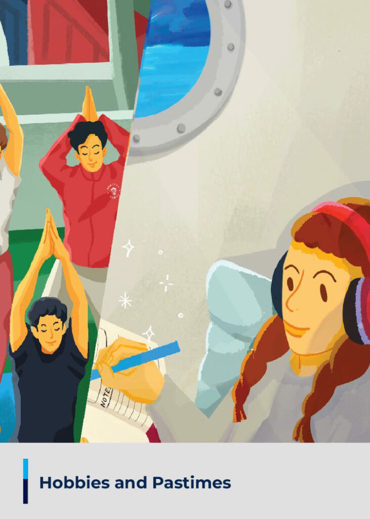 Engaging in hobbies and pastimes to improve overall wellbeing