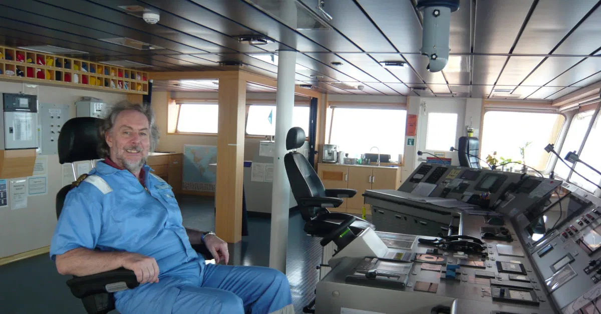 Interview with Captain Jim Podger on the “MAERSK CYPRUS”