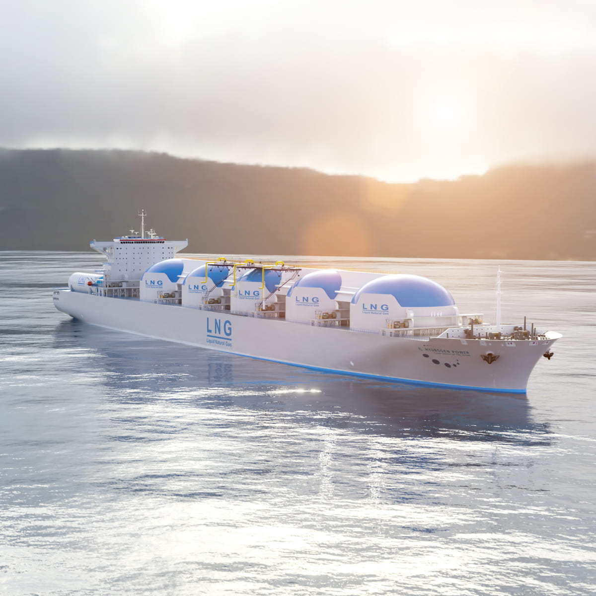 LNG powered vessel