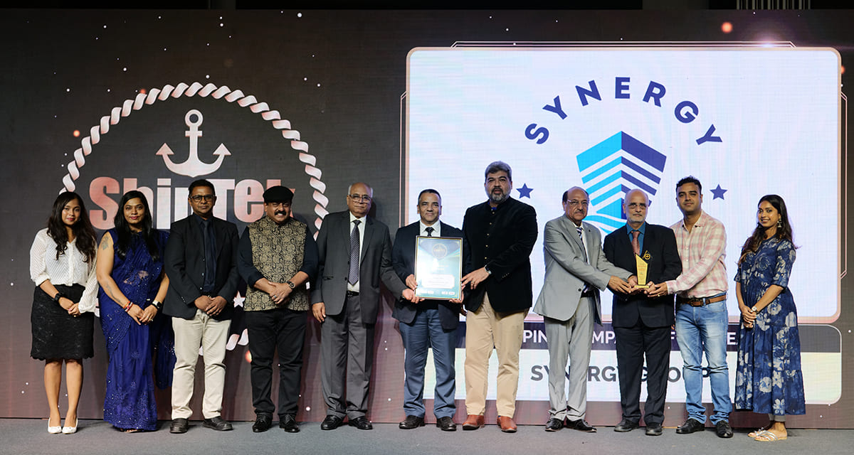 Synergy Group awarded as shipping company of the year 2024 at Shiptek international awards