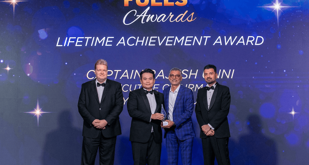 Rajesh Unni 船长荣获终身成就奖，Synergy Marine Group 荣获 2023 年度船舶经理奖