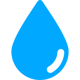 Blue droplet icon representing blue methanol derived from fossil sources with carbon capture