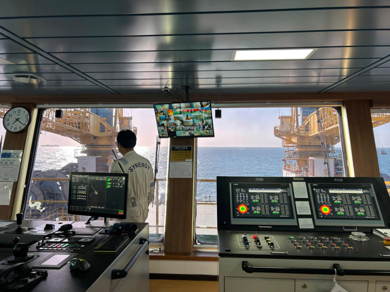 Ship control room