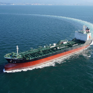 Chemical tanker Golden Calypso sailing at sea